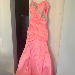 Pink prom dress